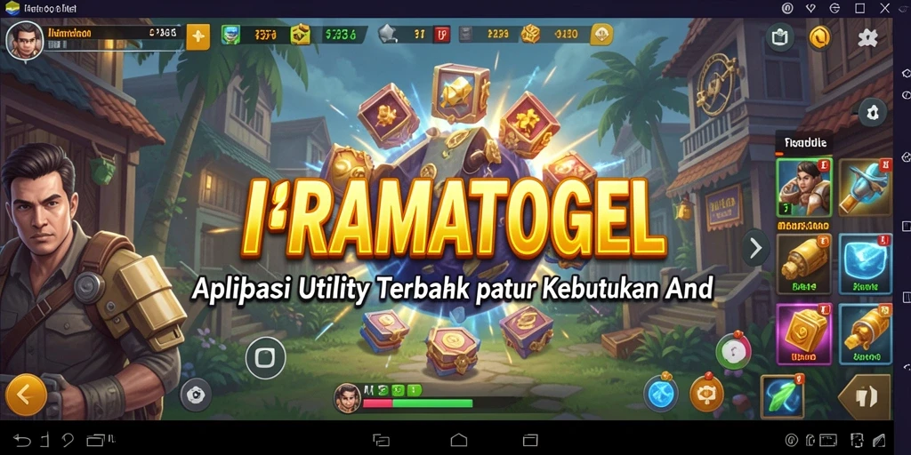 Tampilan antarmuka aplikasi IRAMATOGEL yang sederhana dan efektif.