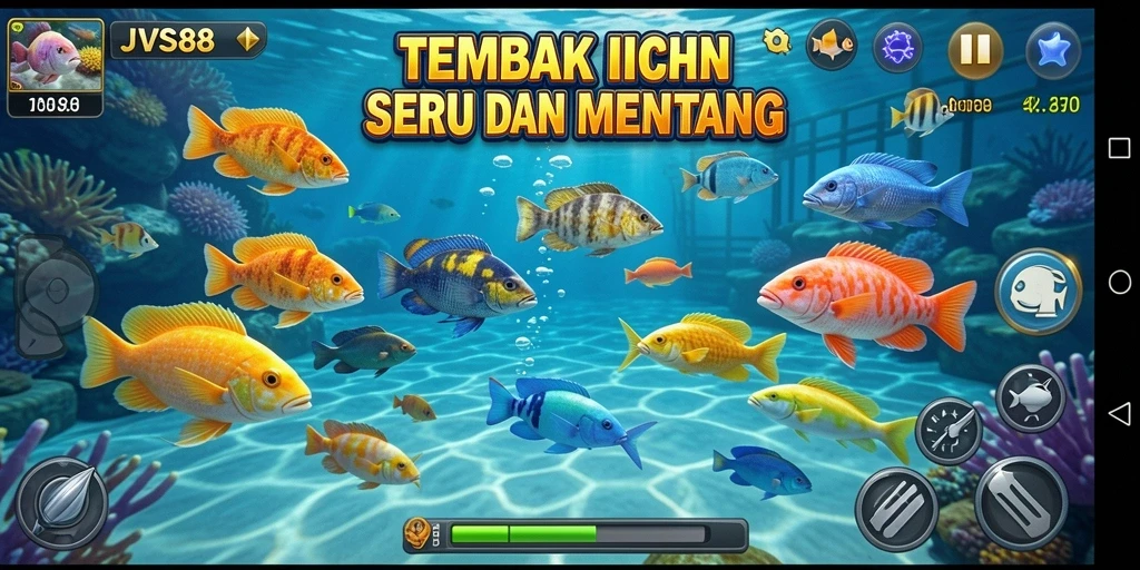 Tampilan menarik dari gameplay JVS88 yang penuh aksi Tembak Ikan.