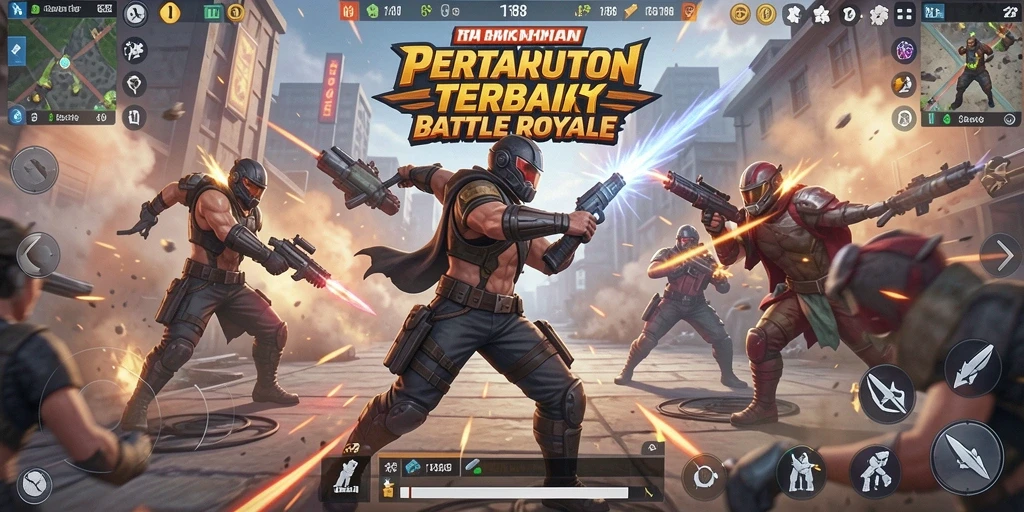 Gameplay mendebarkan dalam battle royale MDG188.