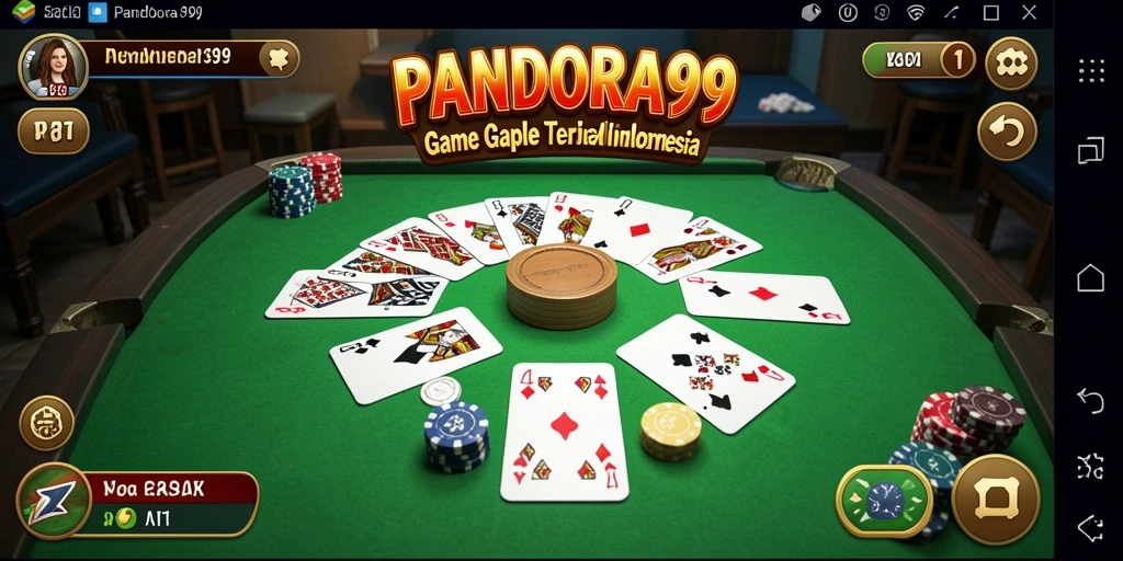 Tangkapan layar utama PANDORA99 menampilkan permainan Gaple yang seru dan menarik.
