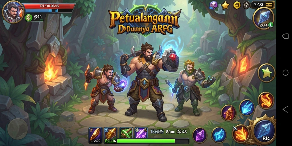 Tampilan gameplay mendebarkan dari RR44, dengan grafik menawan dan aksi seru.