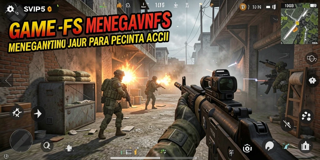 Tampilan aksi seru dari gameplay SVIP5 dengan grafis tinggi.